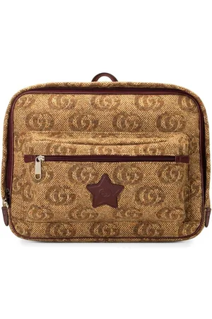 Gucci Boys Rucksacks - Double G-print wool backpack