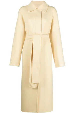 Jil Sander Women Coats - Single-breasted belted coat