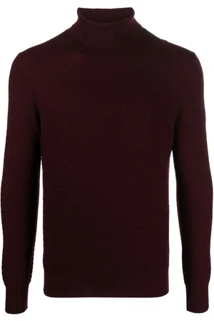 TAGLIATORE Roll-neck virgin wool jumper