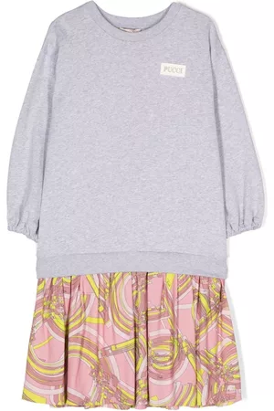 PUCCI Junior Graphic-print sweatshirt dress