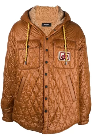 Dsquared2 Logo-patch quilted jacket