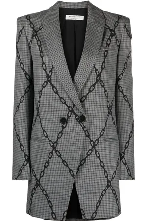 Serafini Chain-link print blazer