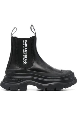 Karl Lagerfeld Logo-print chelsea boots