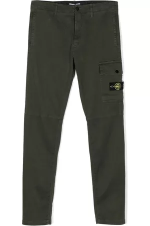 Stone Island Logo-patch cargo pants