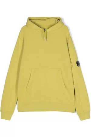 C.P. Company TEEN logo-patch hoodie