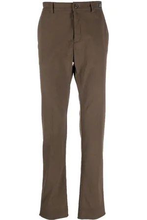 Paul & Shark Four-pocket cotton straight trousers