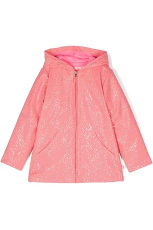 Billieblush Holographic-detail raincoat