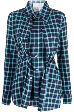 Natasha Zinko Long-sleeve checked shirt