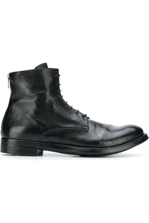 Officine creative Flat lace-up boots