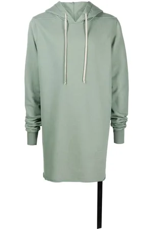 Rick Owens Long-sleeve rib-trimmed hoodie