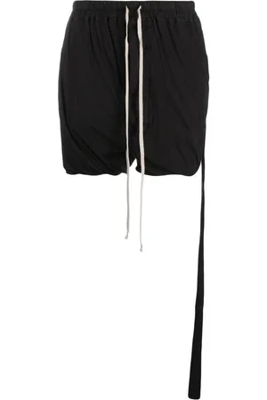 Rick Owens Drawstring-waist track shorts
