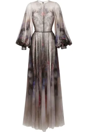 Saiid Kobeisy Printed evening gown