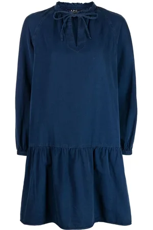 A.P.C. Natalia cotton-blend dress