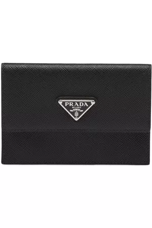 Prada Triangle-logo document holder