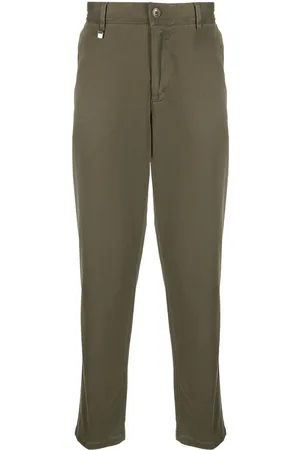 HUGO BOSS Mid-rise straight-leg trousers