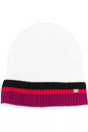 Sonia by Sonia Rykiel Logo-plaque ribbed-knit beanie