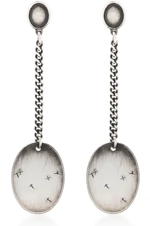 WERKSTATT:MÜNCHEN Chain-link pendant earrings