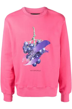 Viktor & Rolf Men Sweatshirts - Grape graphic-print sweatshirt