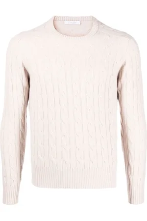 Cruciani Cable-knit wool jumper