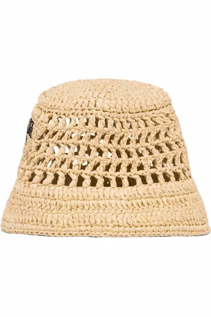 Prada Raffia bucket hat