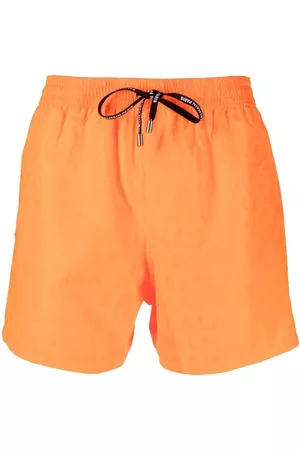 Balmain Logo-print drawstring swim-shorts