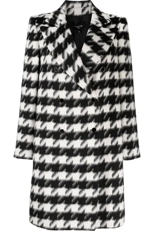 Paule Ka Houndstooth knitted coat