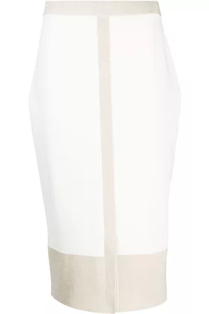 Paule Ka Milano metallic-trim skirt