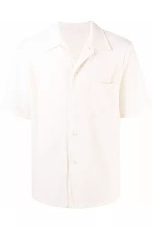 OUR LEGACY Textured-finish short-sleeved box shirt