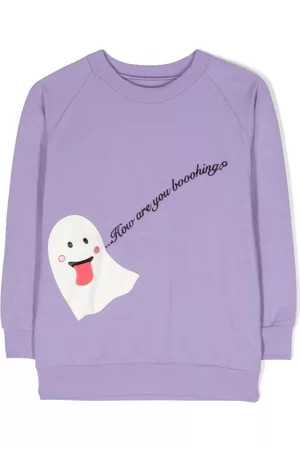 Wauw Capow by Bangbang Embroidered graphic-appliqué sweatshirt