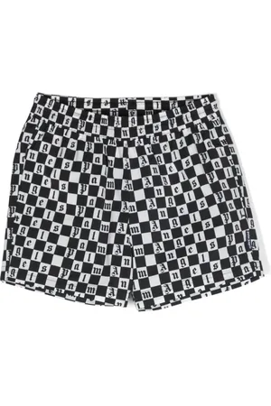 Palm Angels Monogram slip-on swim shorts