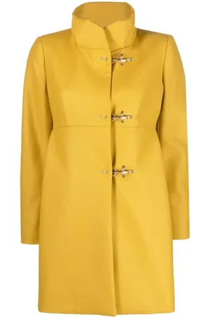 FAY Women Coats - High-neck single-breasted coat