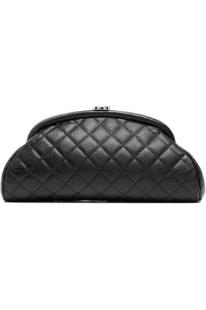 CHANEL 2007 CC diamond-quilted clutch bag