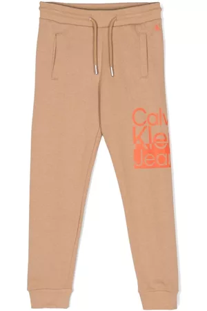 Calvin Klein Logo-print drawstring track pants