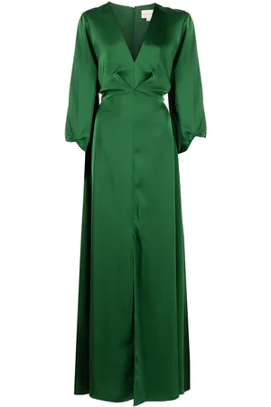 Sachin & Babi Jenny balloon-sleeve gown