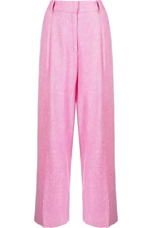 MIRA MIKATI High-waisted pleated trousers