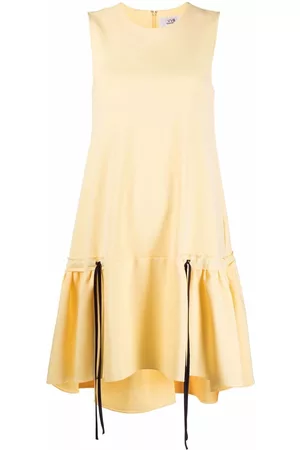 Victoria Beckham Ruffle-hem poplin dress