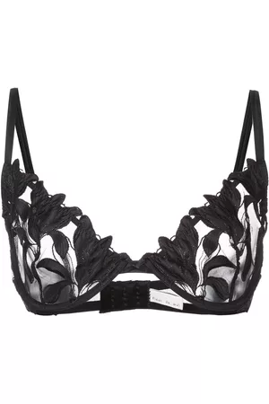 FLEUR DU MAL Lily Lace Plunge Demi bra