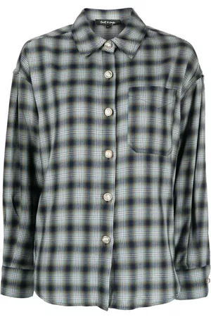 tout a coup Checked long-sleeve shirt