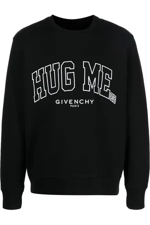 Givenchy Embroidered-slogan cotton sweatshirt
