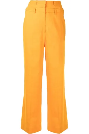 REJINA PYO Laila high-waisted flared trousers