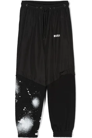 Msgm Contrast-panel track pants