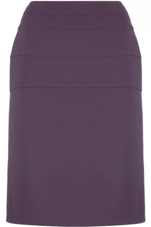 MUGLER Straight-cut layered skirt