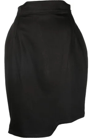 MUGLER Asymmetric pencil skirt