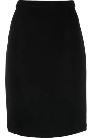 MUGLER Knee-length straight skirt