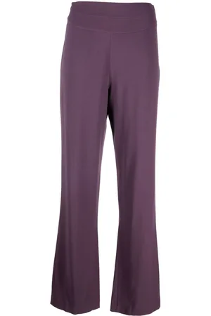 MUGLER High-waisted straight-legged trousers
