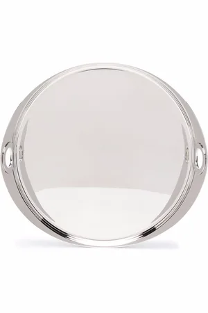Christofle Oh de 40cm stainless steel round tray