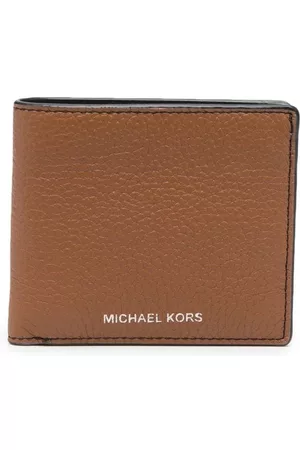 Michael Kors Grained-leather bi-fold wallet