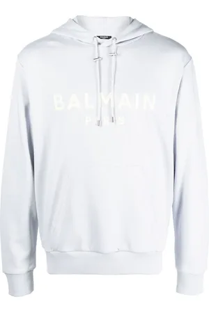 Balmain Logo-print pullover hoodie
