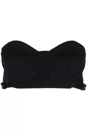 Rokh Belt-strap detailed cropped top