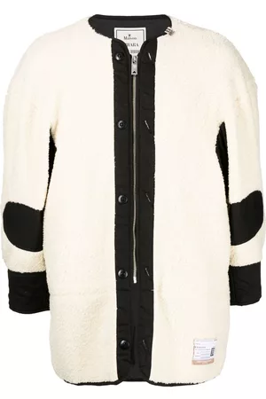 Maison Mihara Yasuhiro Logo-patch fleece jacket